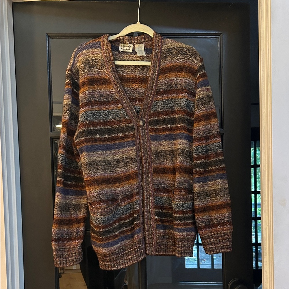 Missoni Multicolor Striped Men's Cardigan